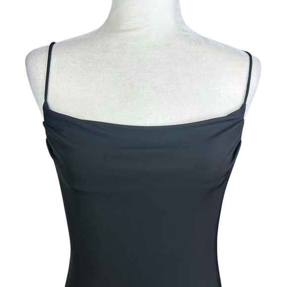 Y2K Whimsygoth Midi Dress Sm Spaghetti Straps Slinky Asymmetrical 90's Witchy - Picture 5 of 9